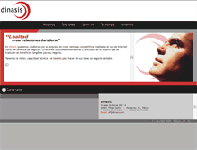 Tablet Screenshot of dinasis.com